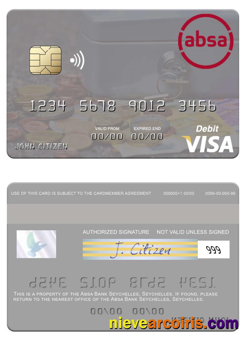 Seychelles Absa Bank Seychelles visa debit card